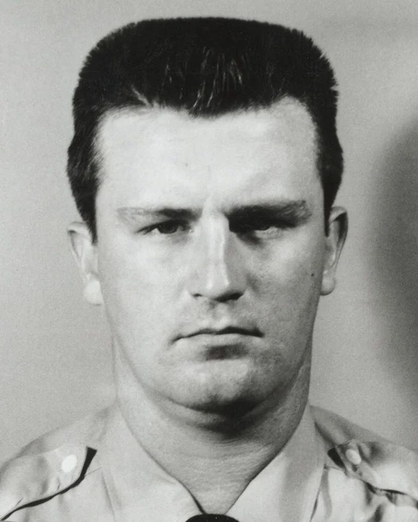Thomas Francis McInerney Jr., el asesino de Gloria Kowalewicz, cuando se desempeñaba como policía en Chicago. 