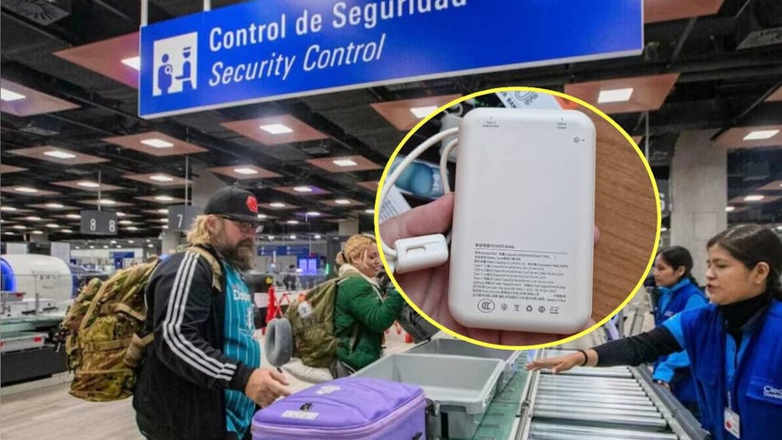 ¿Qué tipos de baterías externas están permitidas de llevar en viajes desde el Aeropuerto Jorge Chávez?