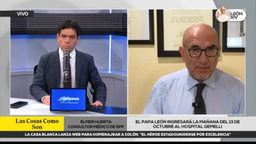 Papa León XIV: El doctor Elmer Huerta explica los escenarios e implicancias de la operación de un nódulo pulmonar