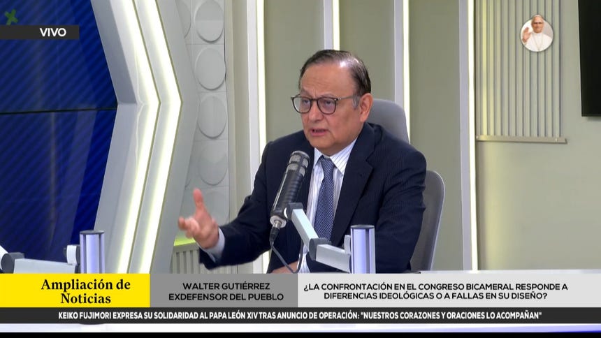 Walter Gutiérrez: “Este Congreso es el generador de conflictos”