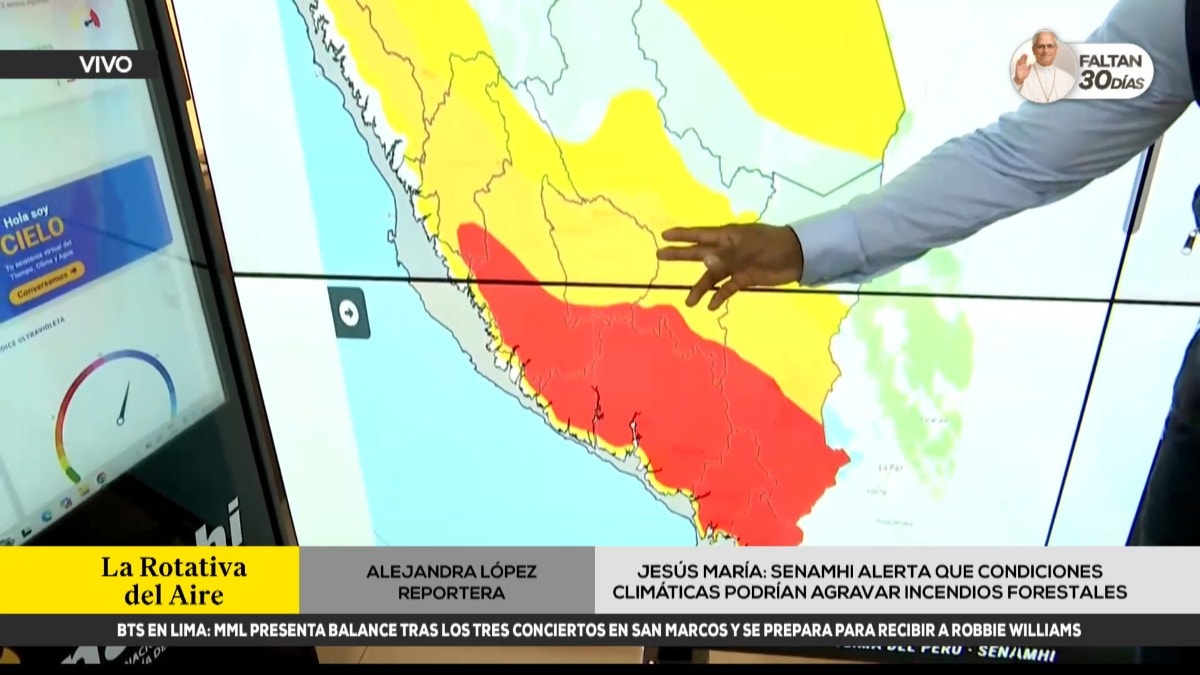 Condiciones climáticas podrían agravar incendios forestales, advierte Senamhi