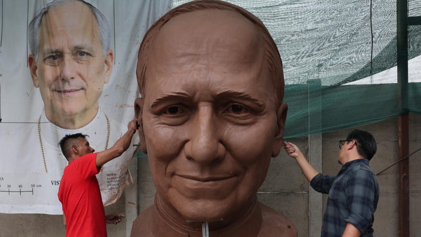 Medirá 14 metros y ya tiene 40 % de avance: así será la estatua del papa León XIV en el Callao [FOTOS]