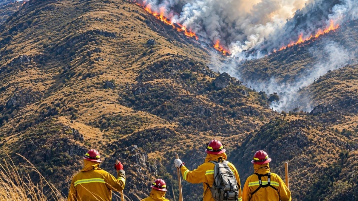 Nuevos incendios forestales se registran en distritos De Ayacucho, Huancavelica, Cusco, Pasco y San Martín