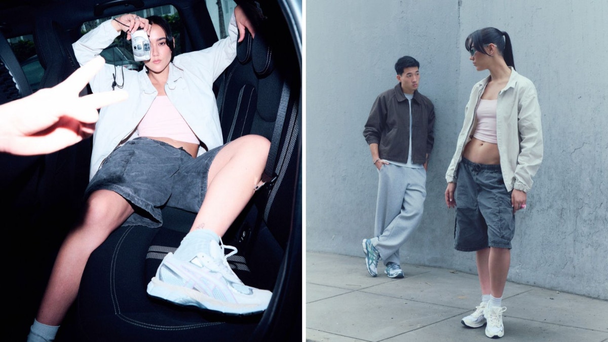 Las zapatillas grises conquistan el street style: de inspiración retro a protagonistas de los looks urbanos