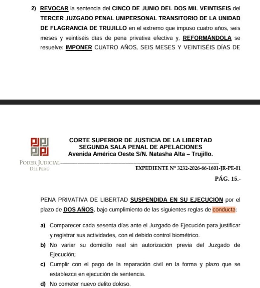 RPP tuvo acceso al expediente judicial. 
