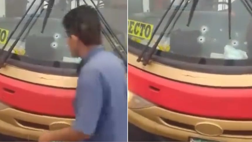 Lurín: delincuentes balearon bus con pasajeros a bordo en plena Panamericana Sur
