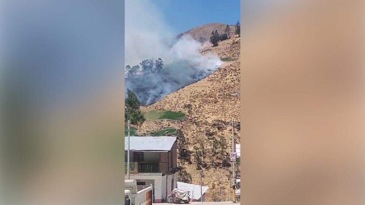 Huancavelica: piden ayuda para controlar incendio forestal en el distrito de Huachos