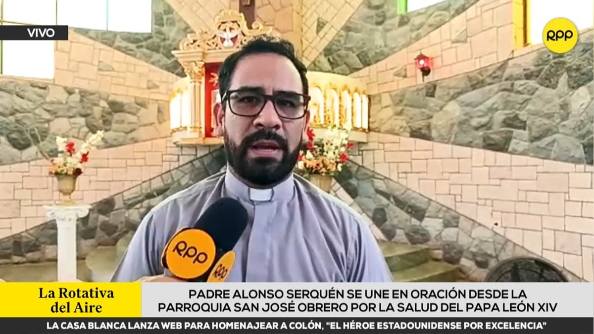 Padre Alonso Serquén se une en oración desde la parroquia San José Obrero por la salud del papa León XIV