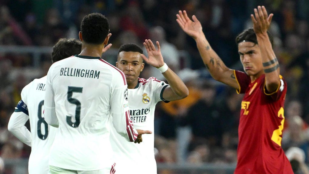 Mbappé anotó uno de los goles del partido.