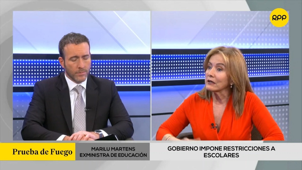 Marilú Martens sobre sanciones a escolares: "Debemos garantizar la continuidad educativa"