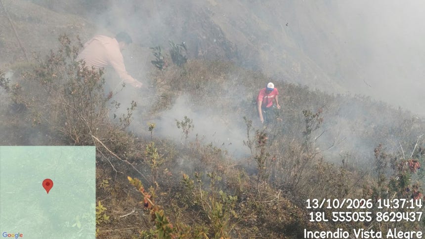 Cinco incendios forestales se mantienen activos en la región