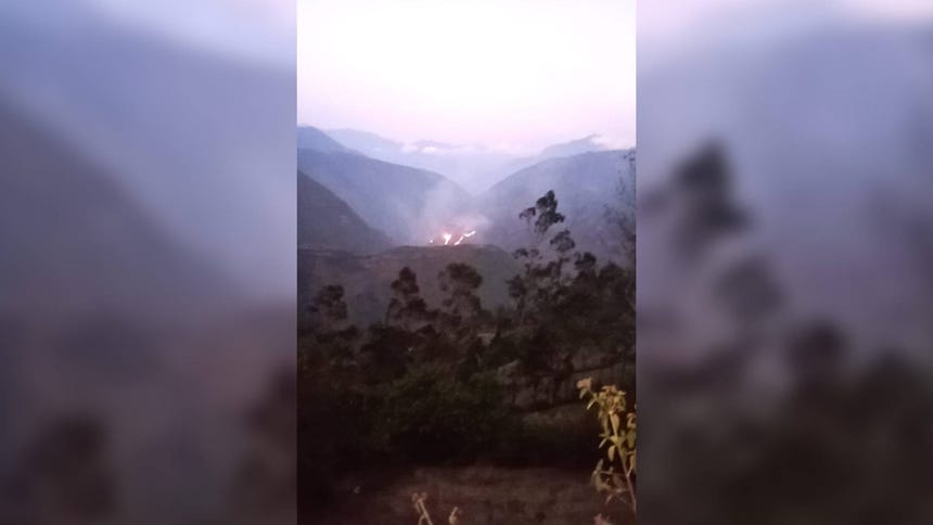 Huancavelica: incendio forestal pone en peligro el bosque de Neblina Mirayar