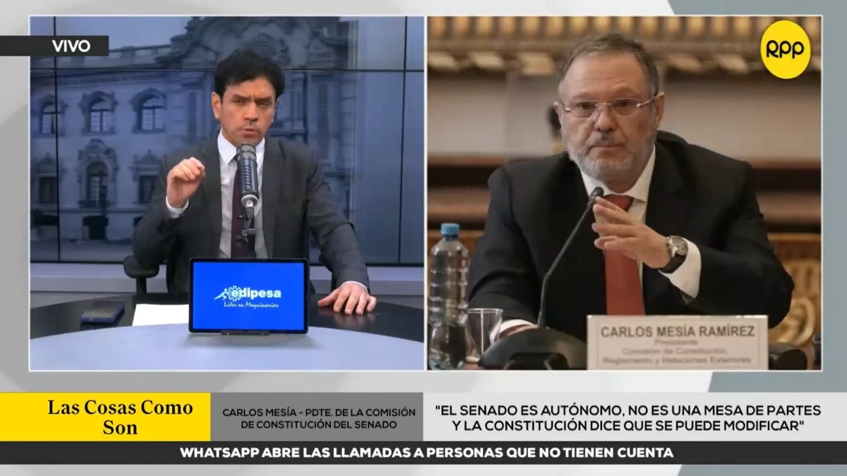"Mañana se vota el dictamen, mañana se toman decisiones": Comisión de Constitución del Senado definirá pedido de facultades