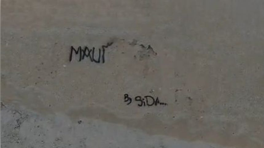 ¡Indignante! Vándalos realizaron pintas con aerosol en muro de Chan Chan [FOTOS]