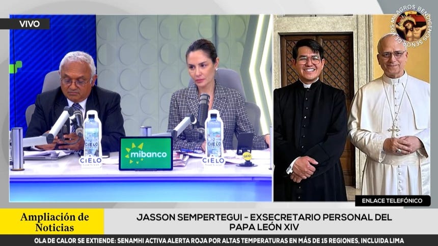 Exsecretario personal de León XIV se comunicó el santo padre: “Está muy agradecido por la oración”