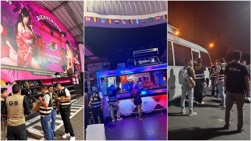 PNP desbarató banda 'Los Terribles de las Geishas' en operativo contra la trata de personas en Ate