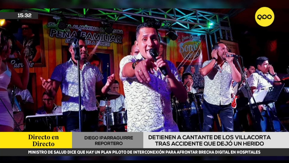 Cantante de Los Villacorta es detenido tras accidente que dejó un herido en Trujillo