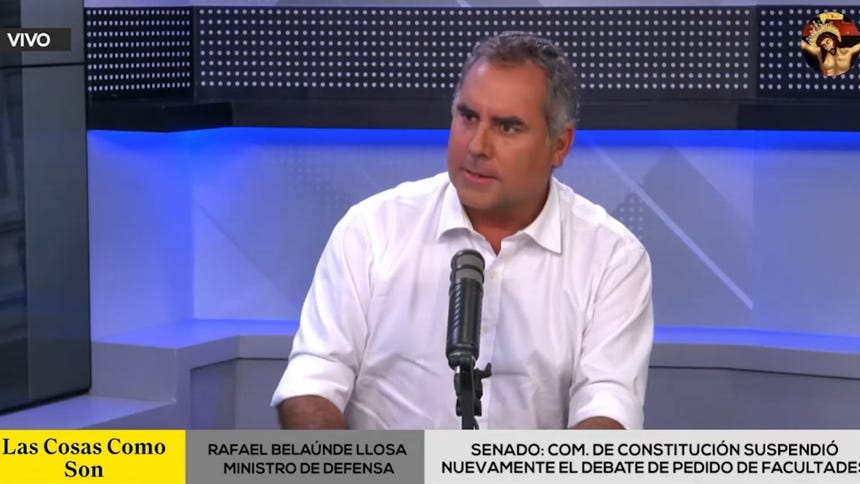 Rafael Belaúnde plantea que FF. AA. asuman la conducción de operaciones contra el crimen: "La policía ha sido rebasada"