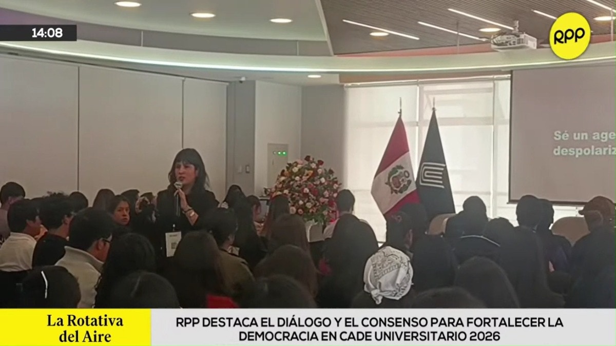 RPP destaca el diálogo y el consenso para fortalecer la democracia en CADE Universitario 2026