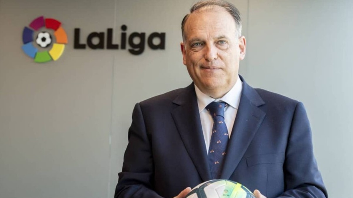 Tebas compara la actitud de Real MadridTV con mecanismos de propaganda de la Alemania nazi
