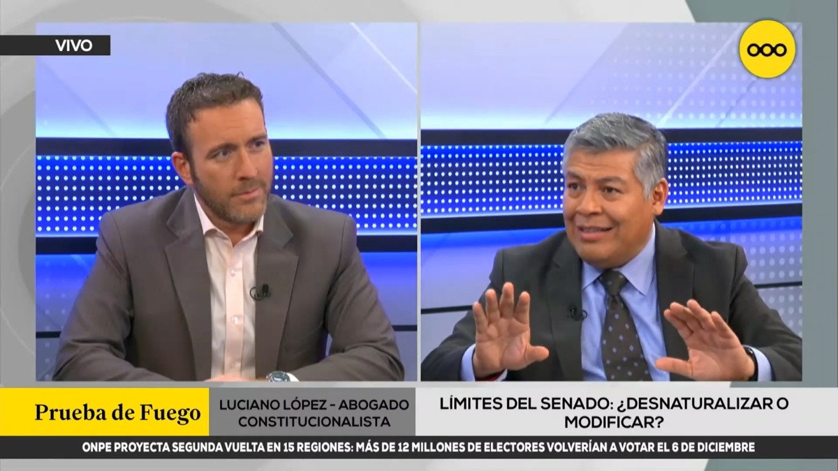 Luciano López: Carlos Mesía "se equivocó" en votación sobre facultades en la Comisión de Constitución