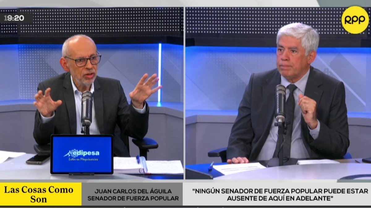 Juan Carlos del Águila sobre facultades legislativas en el Senado: "Estoy seguro de que vamos a llegar a un punto de coincidencia"