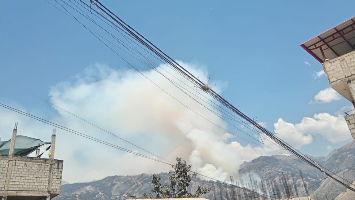 Apurímac: reportan incendio forestal desde hace más de ocho horas en la comunidad de Asillo en Abancay [VIDEO]