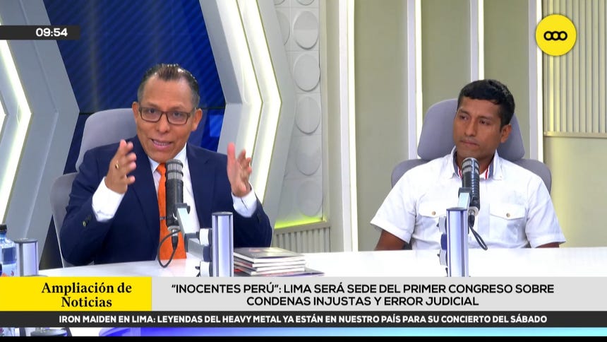 Condenas injustas en Perú: realizarán congreso con testimonio de hombre acusado de homicidio
