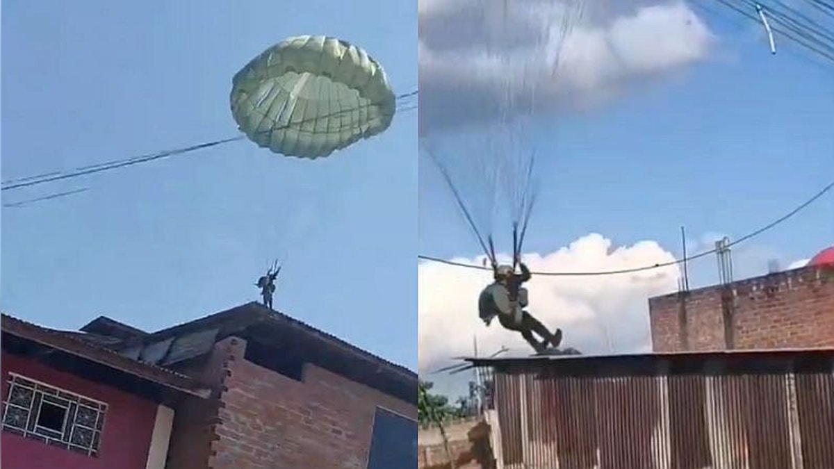 Junín: dos policías resultaron heridos durante practica de paracaidismo en Satipo
