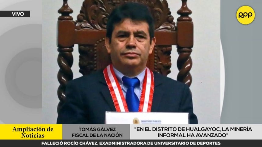 Tomás Gálvez solicita crédito suplementario para la Fiscalía: "No tendríamos dinero para pagar los sueldos en noviembre y diciembre"