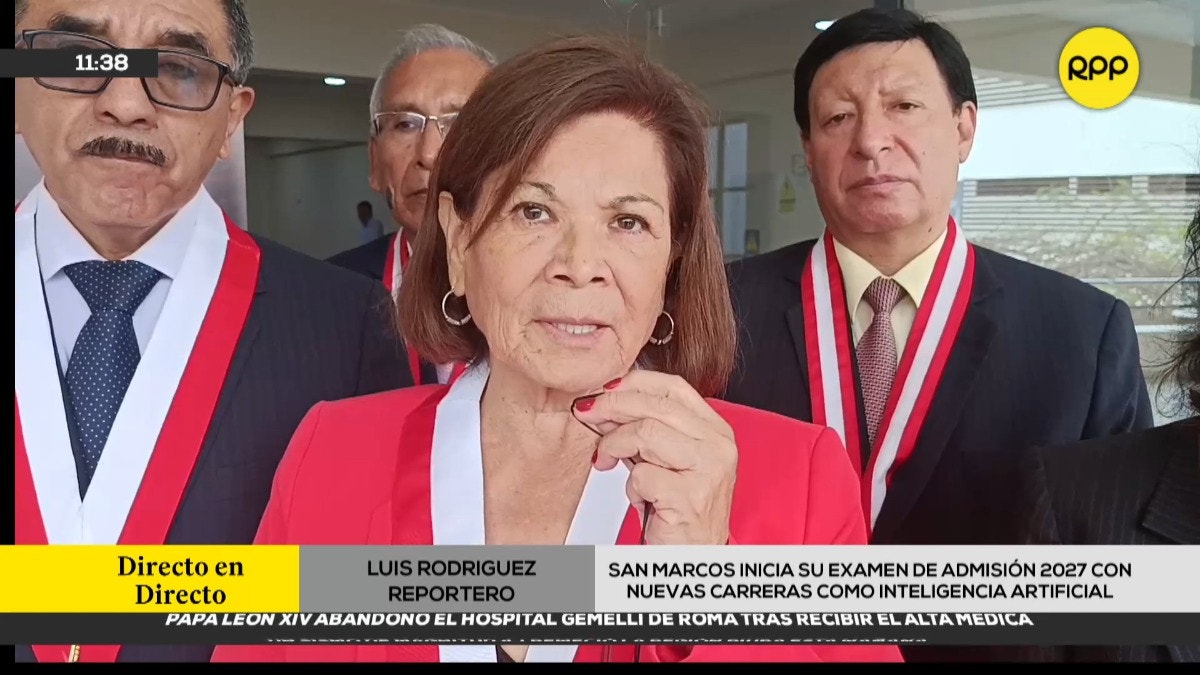 Examen de admisión de la UNMSM: rectora Jerí Ramón supervisó desarrollo de la primera fecha de la prueba 2027-I