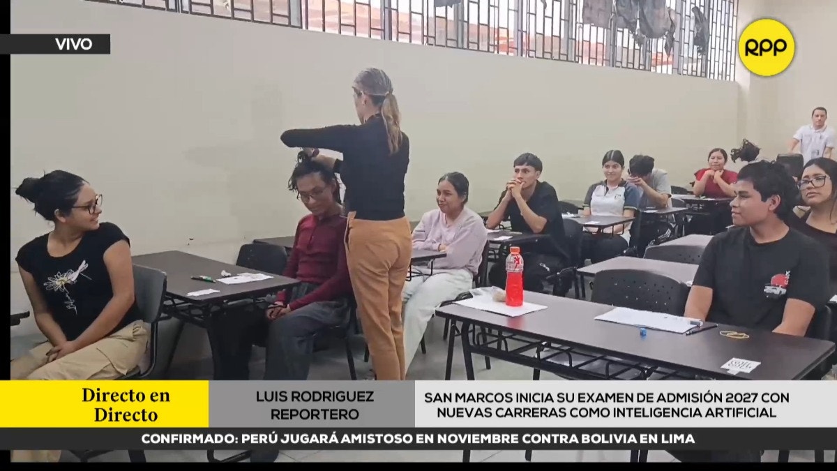 Examen de admisión San Marcos 2027: jóvenes tuvieron que recogerse el cabello por cumplimiento de las normas