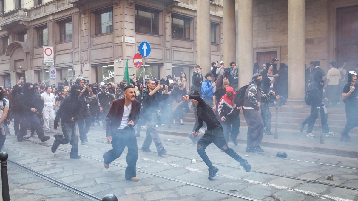 Italia: Disturbios y saqueos se dieron tras una protesta en las calles de Milán [VIDEO]
