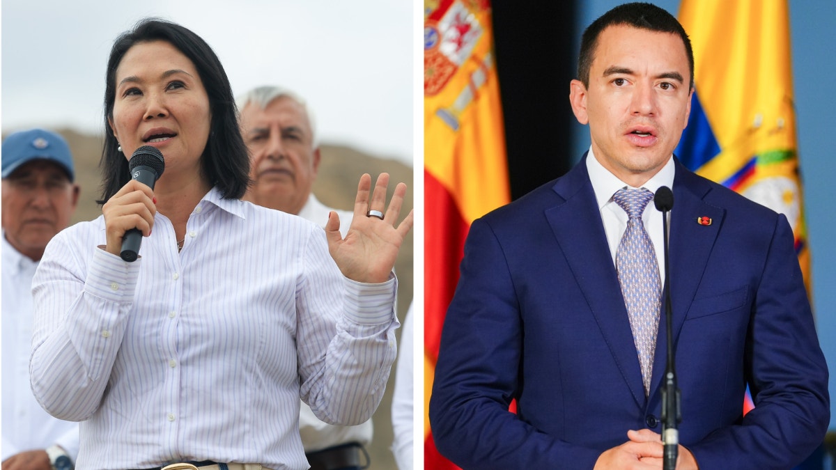 Keiko Fujimori y Daniel Noboa se reunirán este martes en Perú para abordar seguridad y cooperación bilateral