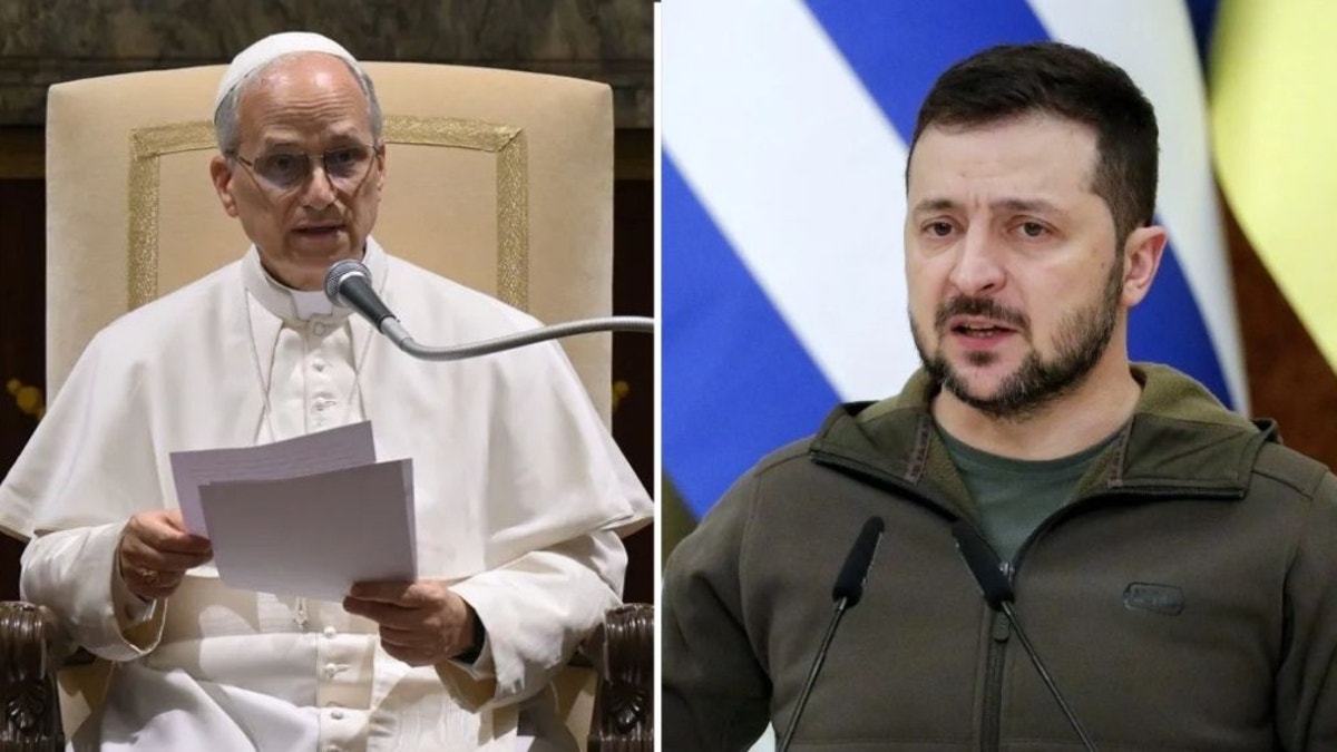 León XIV conversó con presidente Volódimir Zelenski y pidió ingreso de ayuda humanitaria en Jersón