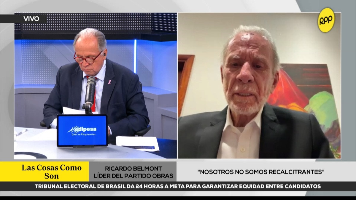Ricardo Belmont sobre apoyo de Obras en delegación de facultades: "No somos un partido obstruccionista ni uno cerrado en sus ideas"