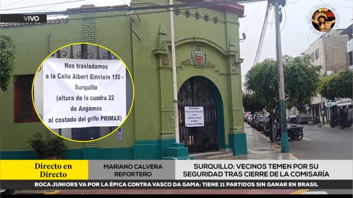 Vecinos de Surquillo temen por su seguridad tras cierre de la comisaría del distrito: "Me siento insegura y con miedo"