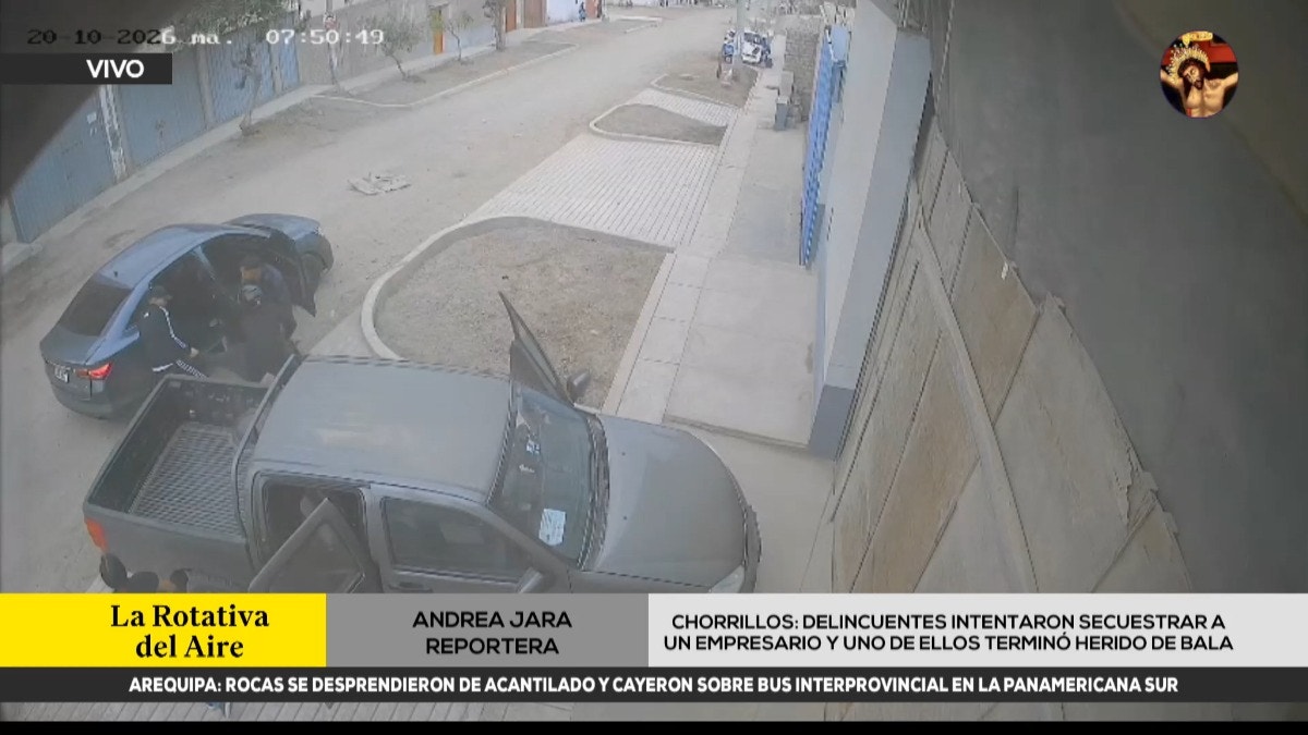 Chorrillos: delincuente disparó por error a su cómplice durante intento de secuestro a un empresario