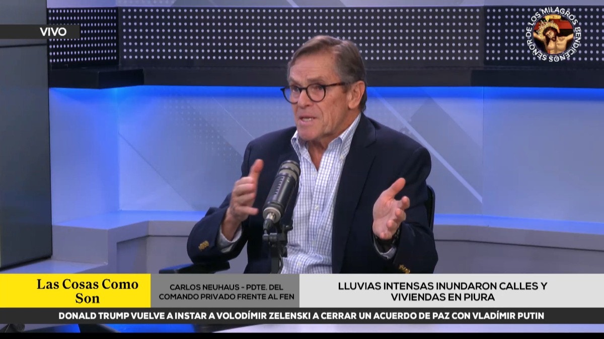 Carlos Neuhaus sobre lluvias e inundaciones en Piura: "Se están comprando extractoras de agua y seguirán llegando"