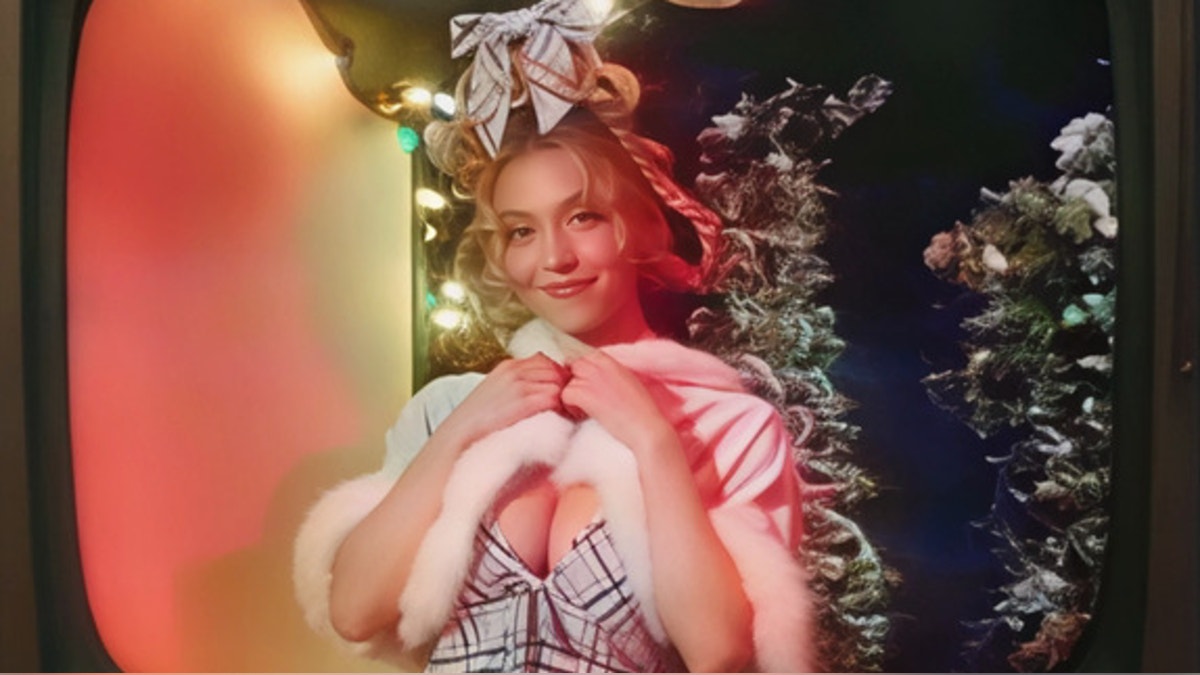 Sydney Sweeney se transforma en Cindy Lou de 'El Grinch' para una sensual campaña navideña