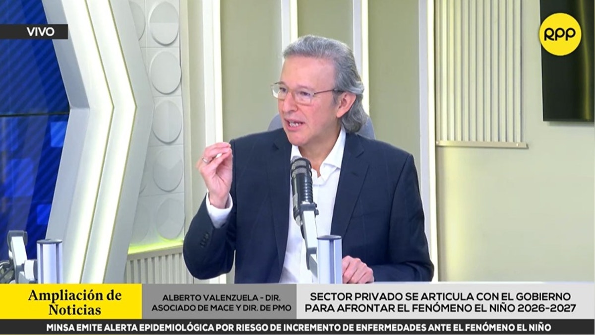 Alberto Valenzuela sobre Fenómeno El Niño: "Tenemos que trabajar juntos, sin importar ideologías ni si eres sector privado o público"