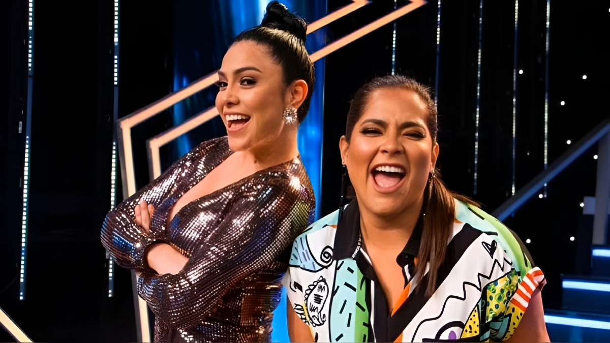 Maricarmen Marín y Katia Palma se reencuentran en 'Esto es Guerra': cantante casi sufre caída en pleno programa