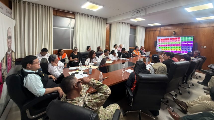 Consejo Multisectorial aprobó el plan de logística y seguridad para la misa del papa León XIV.