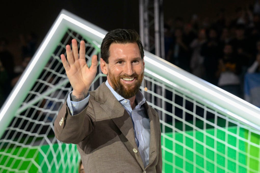 Leo Messi ha celebrado en la previa a recibimiento de su Premio Princesa de Asturias de los Deportes.
