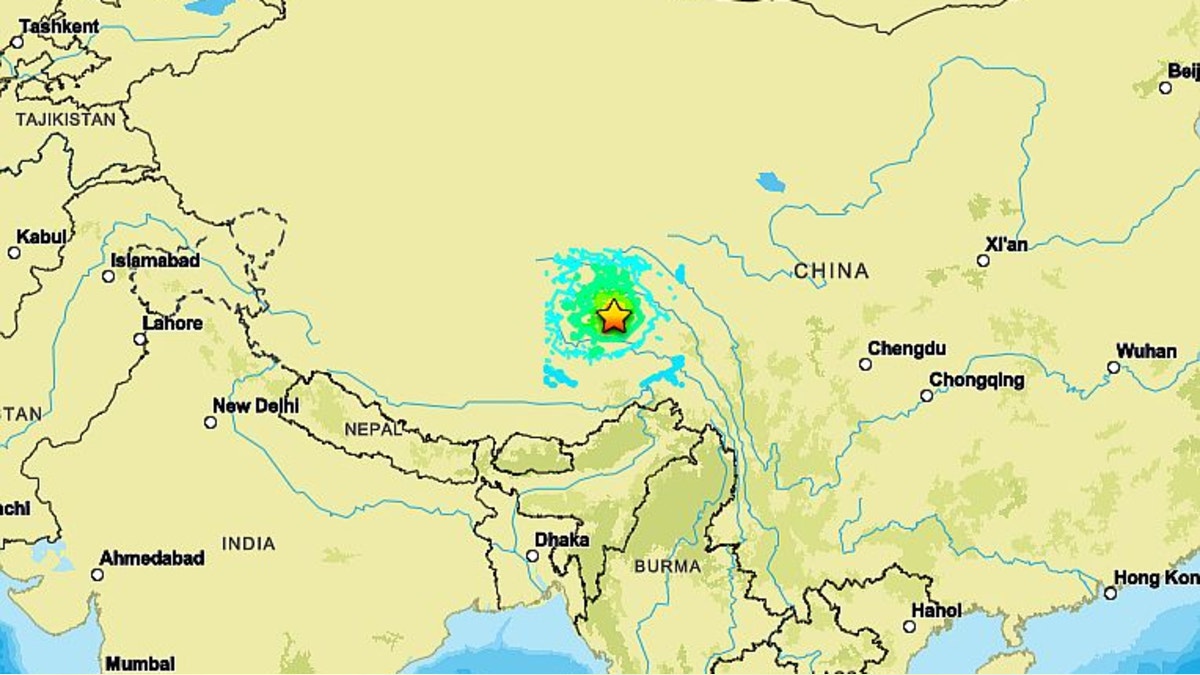 Alarma en China: fuerte sismo de magnitud 7.0 remeció el Tíbet