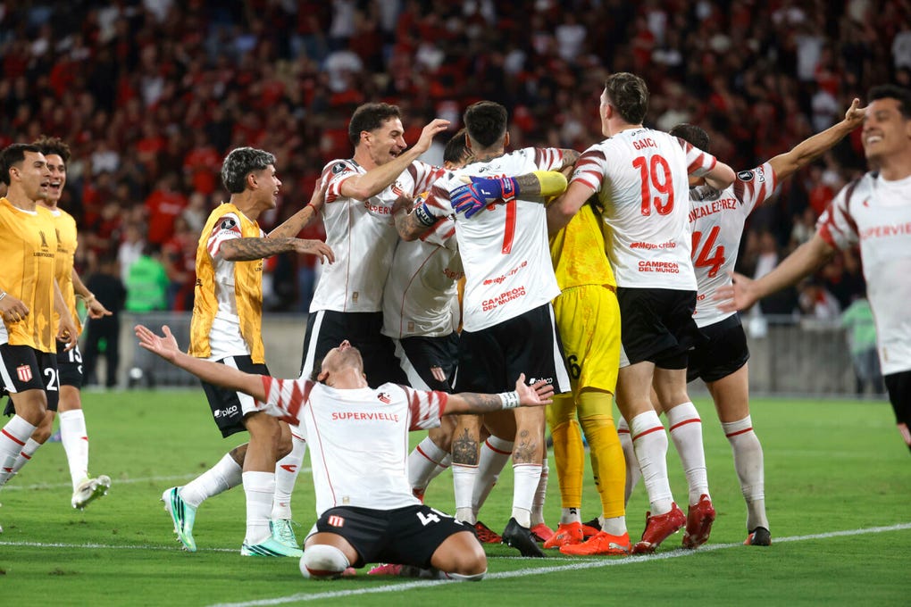 El elenco argentino no escatimó en festejeos en Río de Janeiro.