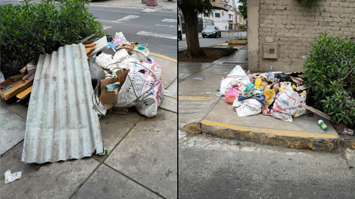 Chorrillos: reportan acumulación de basura en la avenida Matellini desde hace más de 24 horas