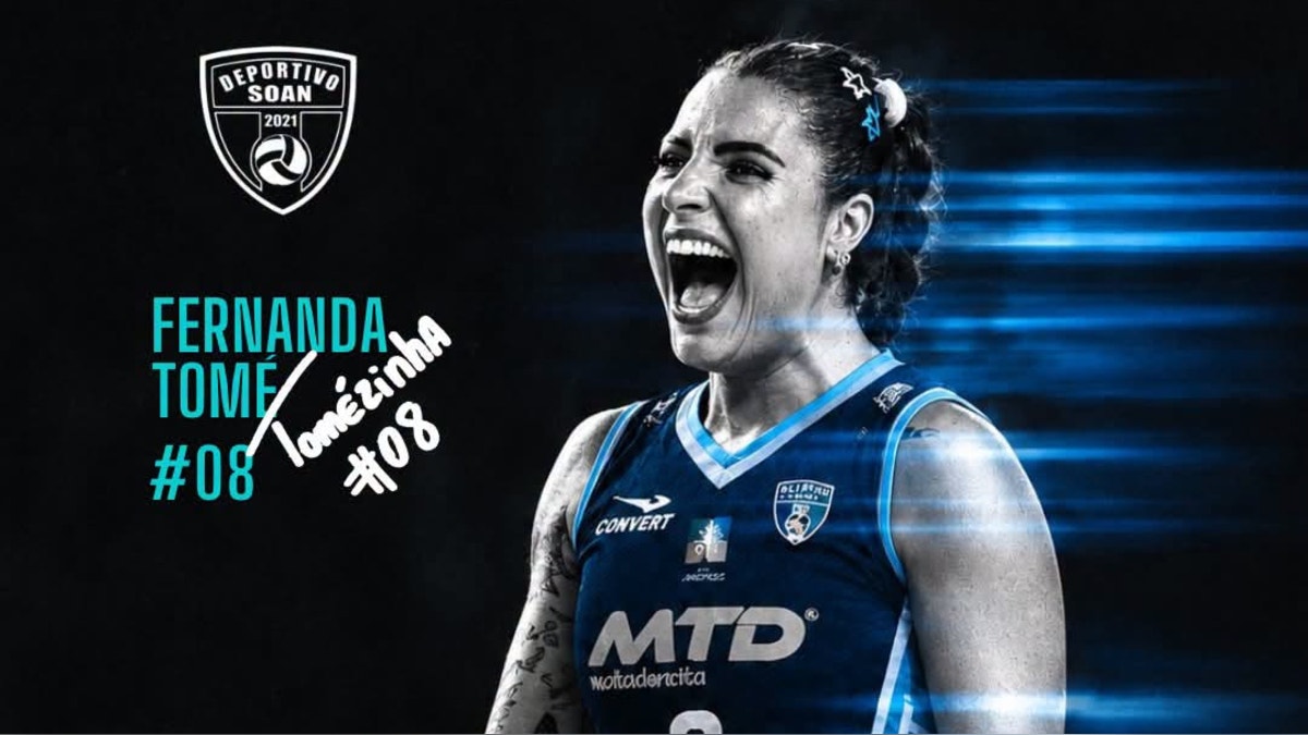 Confirmado: Fernanda Tomé fue anunciada como fichaje del Deportivo Soan en la Liga Peruana de Vóley