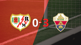 LaLiga EA Sports: Rayo Vallecano sufre una humillante derrota por 3 a 0 ante Elche