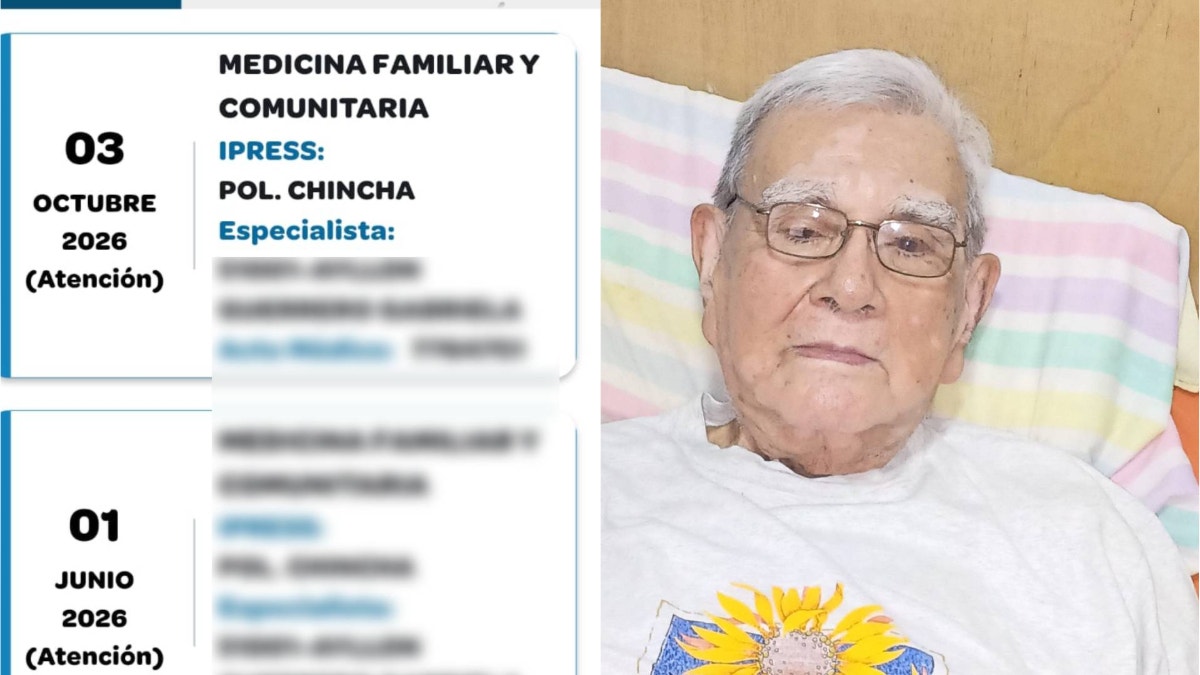 Adulto mayor de 89 años espera desde hace siete meses una cita en el Policlínico Chincha tras sufrir una caída